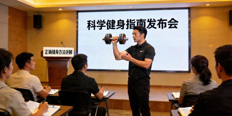 科学健身指南发布会 - 专家讲解正确健身方法