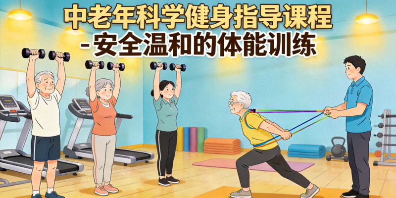 中老年科学健身指导课程 - 安全温和的体能训练