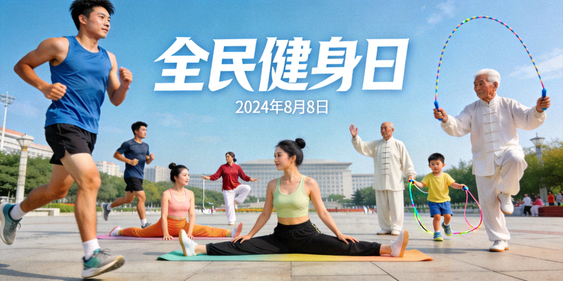全民健身日活动现场 - 市民积极参与各类健身运动