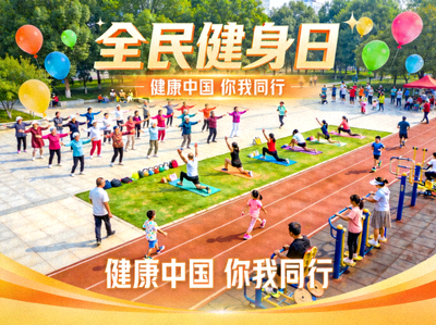 全民健身日主题活动现场 - 市民参与健身运动