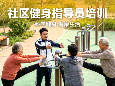 社区健身指导员培训 - 专业教练指导居民