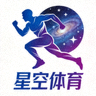 星空体育官方网站标志图案 - 奔跑中的运动员剪影