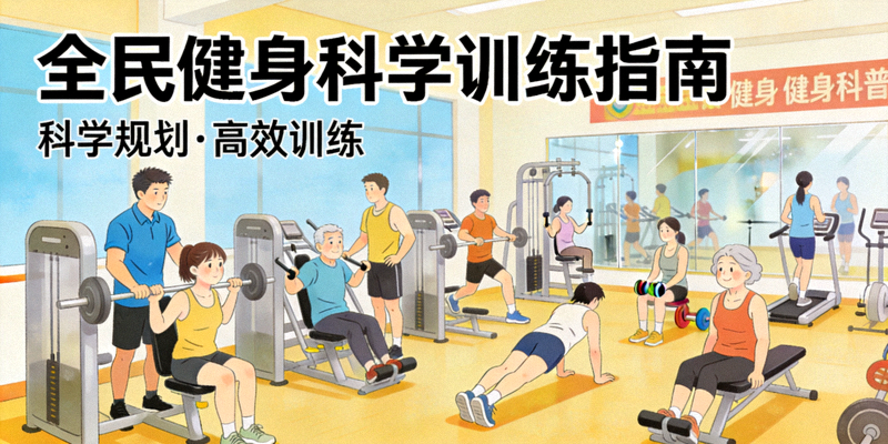 全民健身指南专栏配图 - 健身房中科学训练的人群